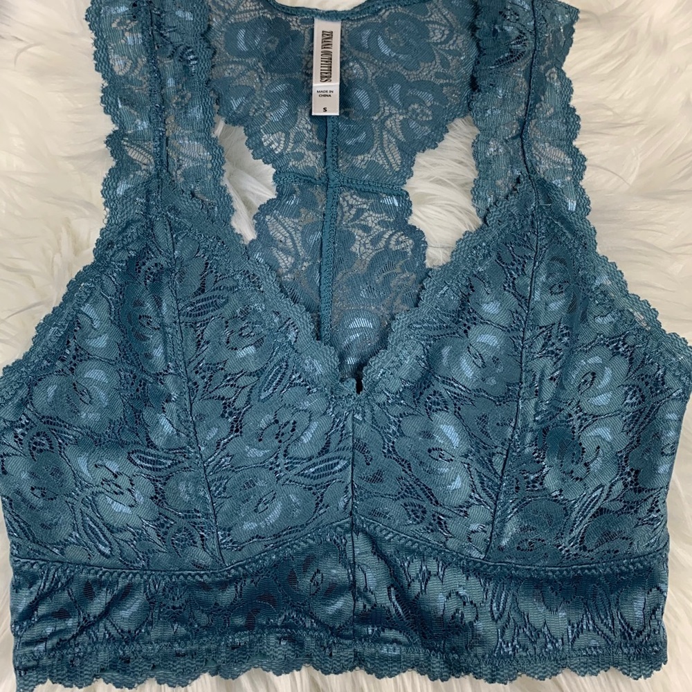 Titanium- Lace Bralette